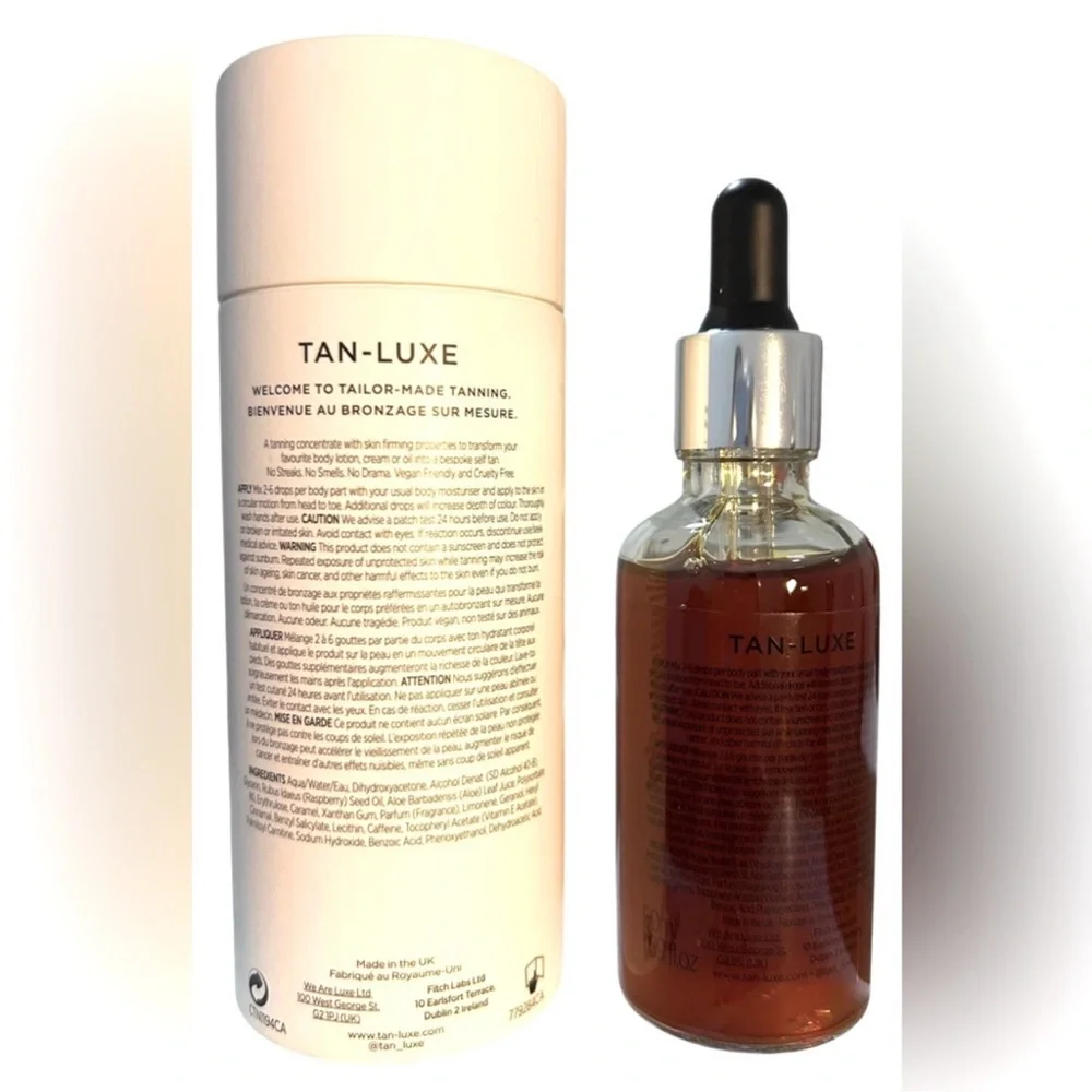 (2) TAN-LUXE Body Illuminating Self-Tan Drops - Medium/Dark - Picture 3 of 5